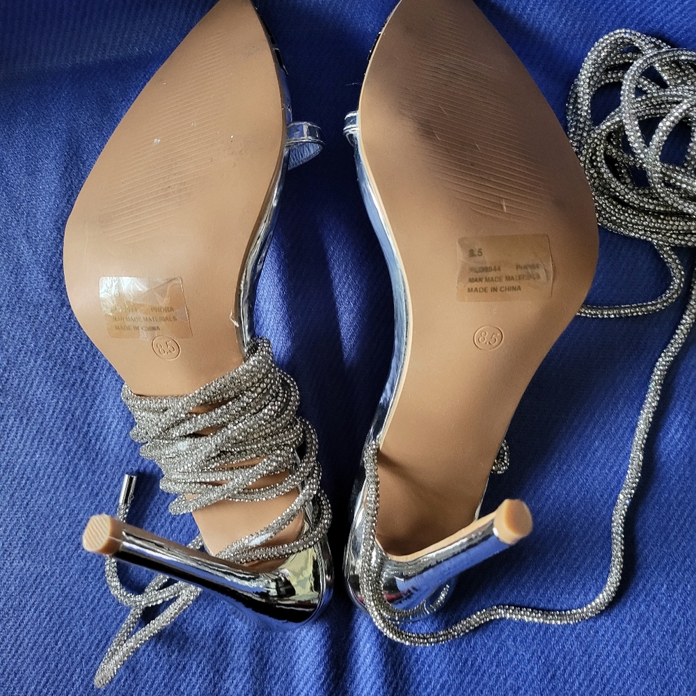 Cape Robbin,Silhouette Lace Up Open Pointy Heels. - image 7